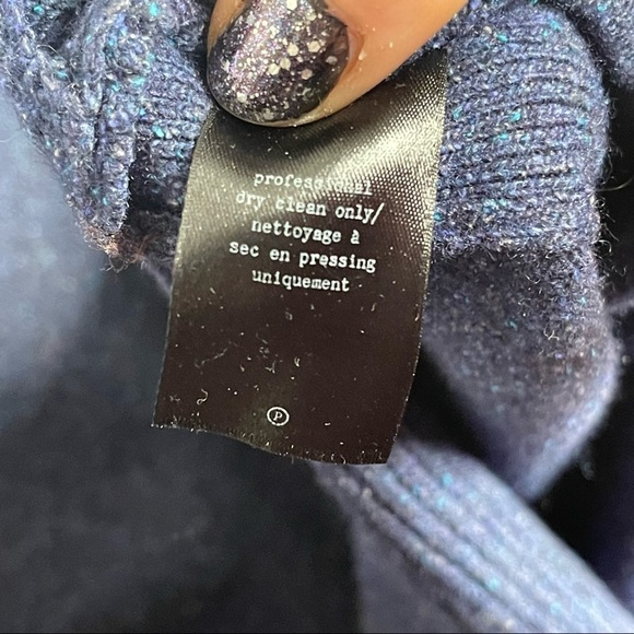 Rag & Bone Women’s V Neck Wool Blend Sweater Small Blue - Picture 8 of 8